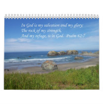 Psalm 62:7 Verse OceanCalendar Inspirational