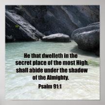 Psalm 91:1 posters