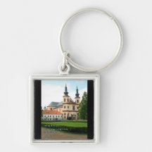 Psalm 91:2 Czech Church Keychain