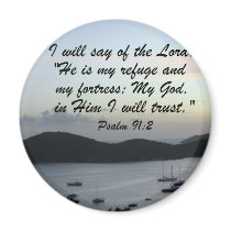 Psalm 91:2 magnets