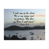 Psalm 91:2 post cards