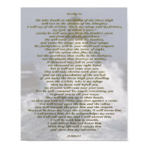 Psalm 91 NIV posters