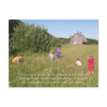 Psalm 95:6,7 Aho farm 2007 postcards