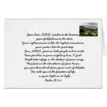 Psalm of God's protection cards