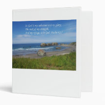 Psalm Rock of my Strength Notebook Binders