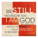 Psalm Scripture Collage posters