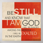 Psalm Scripture Collage Print