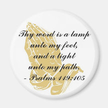 Psalms 119:105 Magnet