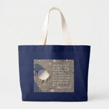 Psalms 139: 17-18, Shell Version Canvas Bags