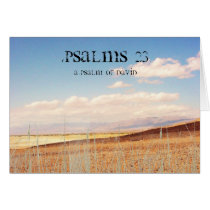 Psalms 23 ~ A Psalm of David cards