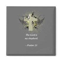 PSALMS 23 Bible Verse magnets by Christianity PSALMS 23 Bible Verse magnets
