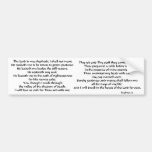 Psalms 23 bumper sticker