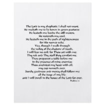 Psalms 23 flyers
