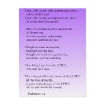 Psalms 27:1-4 post cards