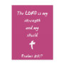 Psalms 28: The Lord is My Strength and Shield Postcard