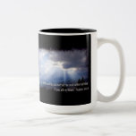 Psalms 34:4 on dark coffee mug