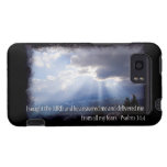 Psalms 34:4 on dark HTC vivid / raider 4G case