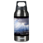 Psalms 34:4 on dark SIGG thermo 0.3L insulated bottle