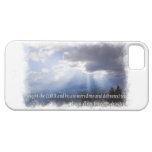 Psalms 34:4 on light iPhone 5 covers