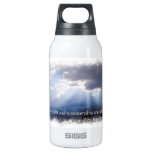 Psalms 34:4 on light SIGG thermo 0.3L insulated bottle