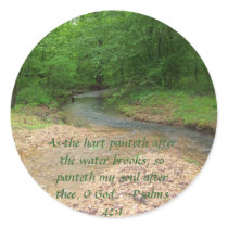 Psalms 42:1 stickers by feeblephotos Psalms 42:1 stickers