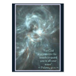 PSALMS 91:11 POST CARD