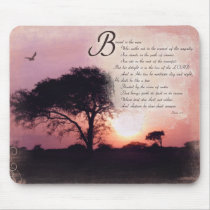 Psalms Encouragement Inspirational Bible Verse mousepads