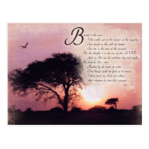 Psalms Encouragement Inspirational Bible Verse postcards