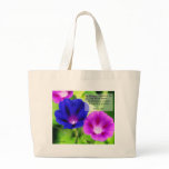 Psalms - Morning Glories Tote Bag