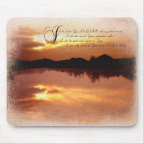 Psalms & Sunsets, Bible Verse Inspirationals mousepads