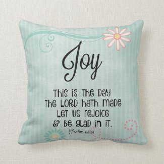Psalms This is the day the Lord hath made Verse Pillow