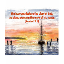 'Psalms & Watercolours' T-Shirt by picklelillysdad 'Psalms & Watercolours' T-Shirt