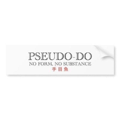 Pseudo-Do Bumper sticker by alphawoman
