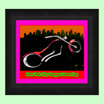 Pseudo Frame Colossal New York Chopper jGibney posters
