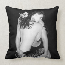 Pseudo Love Throw Pillows