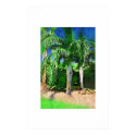 Pseudophoenix palm tree, Oil painting posters by palmimages Pseudophoenix palm tree, Oil painting posters