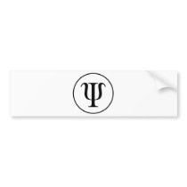 Psi Bumper Sticker