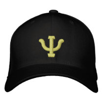 psi embroidered hats by M_Cavet psi embroidered hats