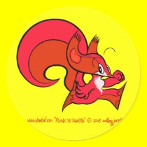 Psi Squirrel Sticker 1 stickers