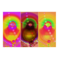 Psikey UFO Core Collage 2 posters
