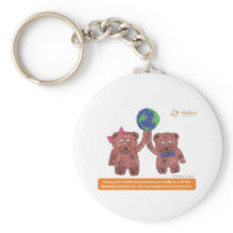 "Psoriasis can be a bear" keychains