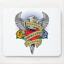 Psoriasis Dagger Mouse Mats
