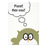 Pssst! Hey you? Birthday Party invite
