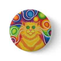 Psy-cat-delic button badge