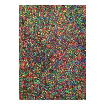 psy trippy abstract texture artwork print by dannyglix