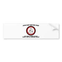 Psych Ward Take Down Champ Bumper Sticker