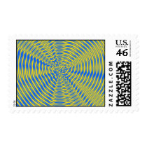 Psychadelic 1 postage by Kdigitalart Psychadelic 1 postage