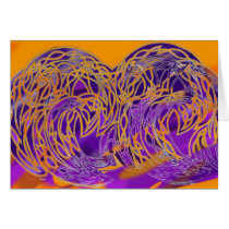 Psychadelic curls cards