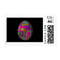 Psychadelic Easter Egg 5 postage