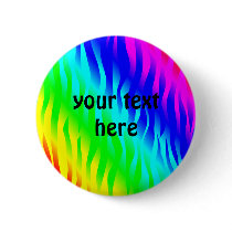 Psychadelic flaming rainbow colors buttons